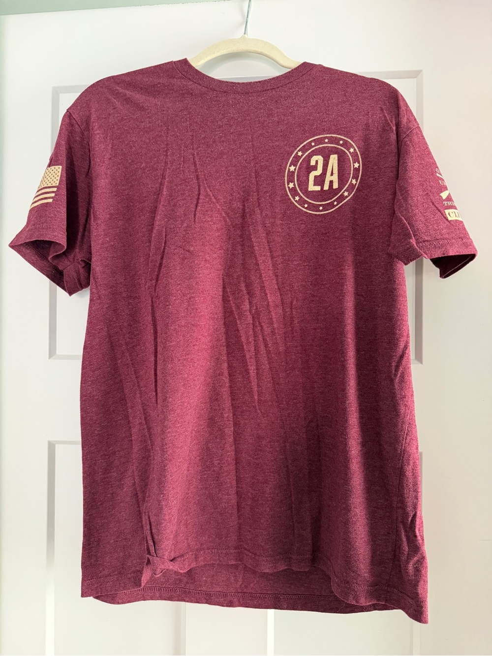 GRUNT STYLE Club Member 2A Logo Maroon T-Shirt-Size L